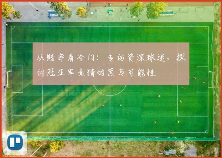 从赔率看冷门：专访资深球迷，探讨冠亚军竞猜的黑马可能性